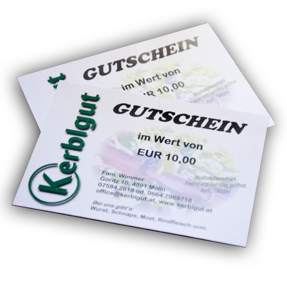 Gutscheine vom Kerblgut